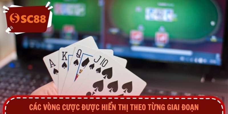Các vòng cược được hiển thị theo từng giai đoạn