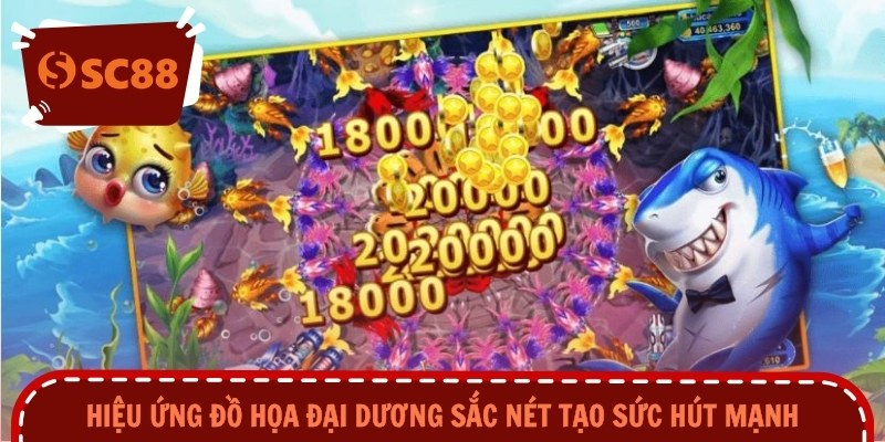 Hiệu ứng đồ họa đại dương sắc nét tạo sức hút mạnh